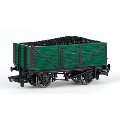 Wagon Tombereau Noir à Bogies Bachmann échelle HO - Modèle Occasion Pour Train Miniature