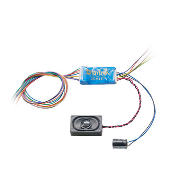 Digitrax SDH167D - 9 Pin Series 7 Sound Decoder 6 Function - HO