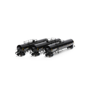 Athearn Genesis N16901 - 33,900-Gallon LPG Tank Car (3) Trinity Industries  (TILX) 501123, 501129, 501148 - N Scale