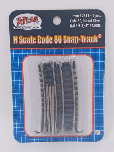 ATLAST RAILROAD レールロード コート2nd 36 Atlas N 2717 Code 80 No. 8 Manual Turnout 'Standard Line