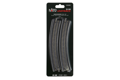 Kato 20-540 - Single Viaduct Curv R381- 30d, (2 ea) - N Scale - Midwest