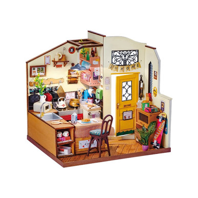Robotime DG159 - Homey Kitchen - Kit - Midwest Model Railroad