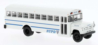 Brekina 61332 - 1960s-1970s Dodge S 600 Bus New York Police