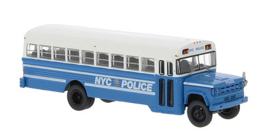Brekina 61333 - 1960s-1970s Dodge S 600 Bus New York City Police