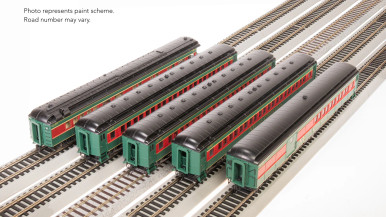 Broadway Limited 9103 - Pullman Heavyweight 5-Car Passenger