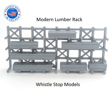 Ho Feuling Rack Whistle Stop Models HO6510 - Modern Lumber Rack - HO Scale - Midwest ...