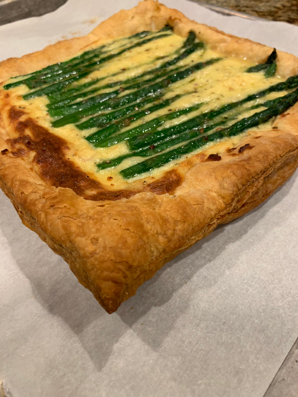 Asparagus & Cheese Tart