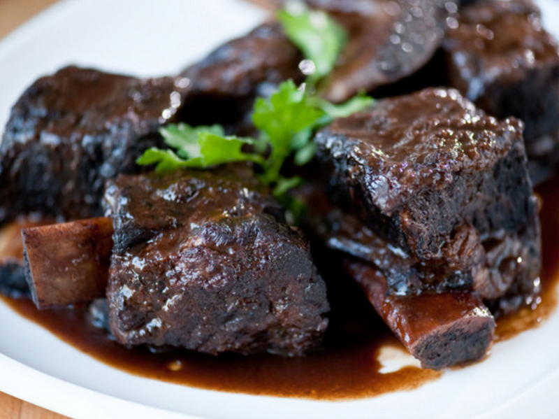 Slavo's Pinot Braised Short Ribs