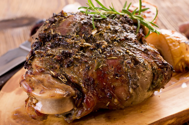 Slavo's Easter Roasted Lamb with Potatoes and Artichokes