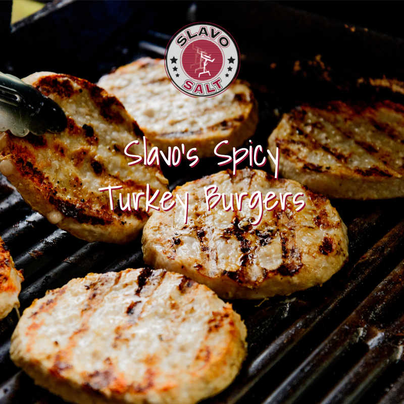 Slavo’s Spicy Turkey Burgers