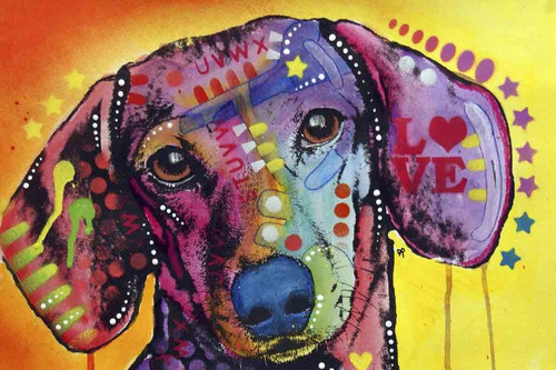 Tilt Dachshund Love
