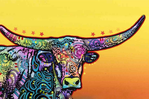 Pop Art Longhorn I