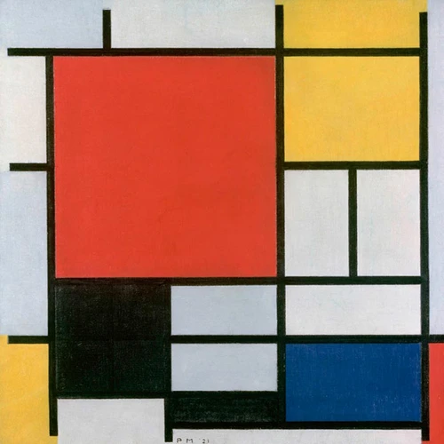 Composition with Large Red Plane