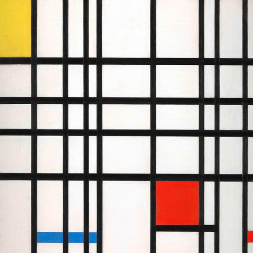 Composition Red, Yellow and Blue