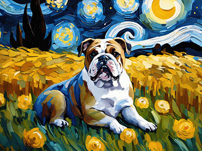 Bulldog - Animal Lovers Canvas