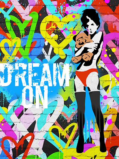 Dream On Graffiti by Stephen Chambers