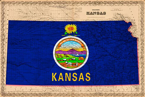 Kansas Color Map