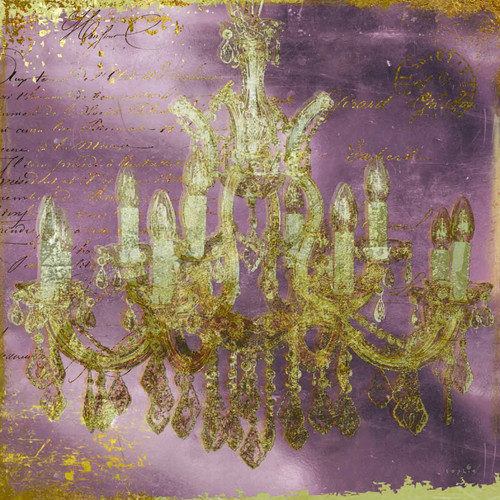 Rose and Gold Chandelier