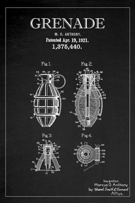 Blackboard Patent - Grenade