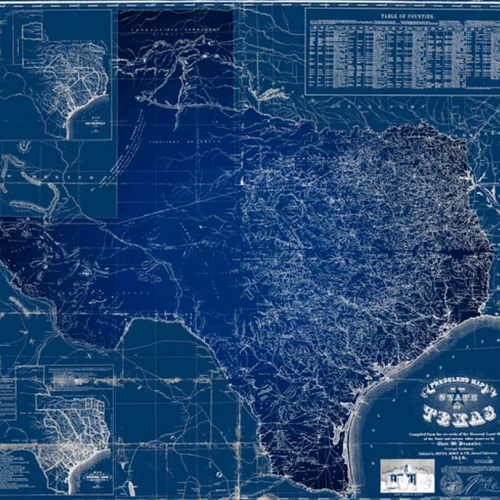 Blueprint Patent - Map of Texas