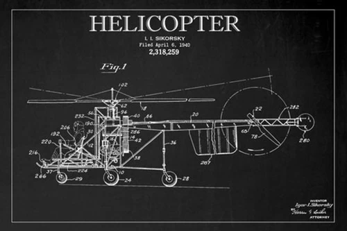 Blackboard Patent - Helicopter