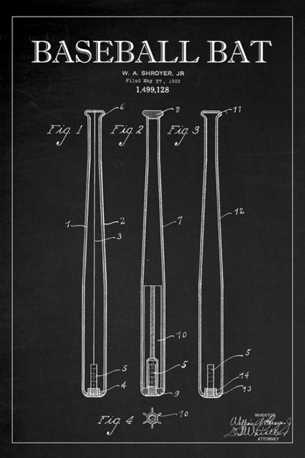 Blackboard Patent - Baseball Bat II