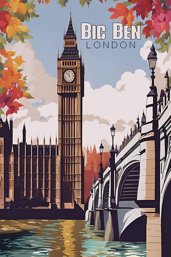 Big Ben London Travel Poster - Classic Travel Art