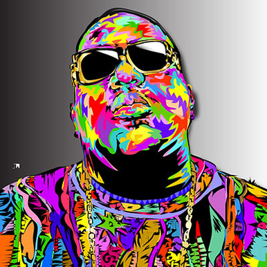 The Notorious B.I.G. Pop Art by Technodrome1 – Bold Tribute