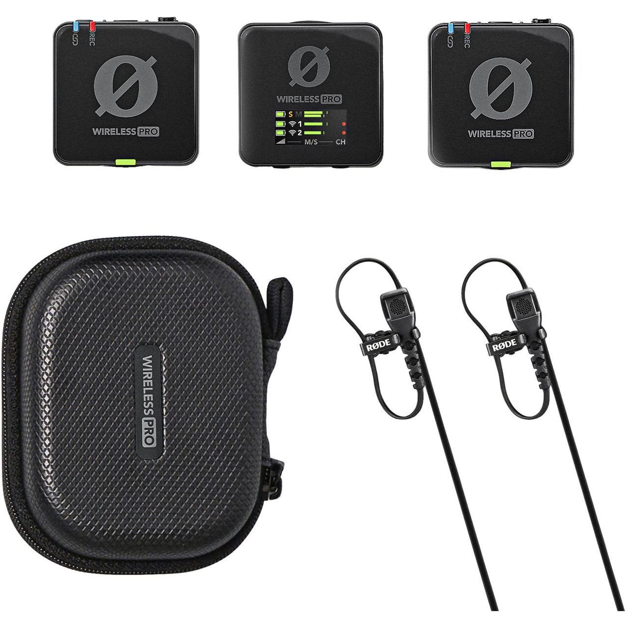 RODE Wireless PRO｜二人無線麥克風系統/錄音機(2.4 GHz)｜A&S 專業攝