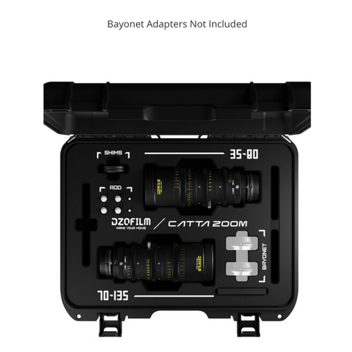 DZOFilm Catta 35-80mm & 70-135mm T2.9 E-Mount Cine Zoom｜E Mount 電影鏡頭套裝