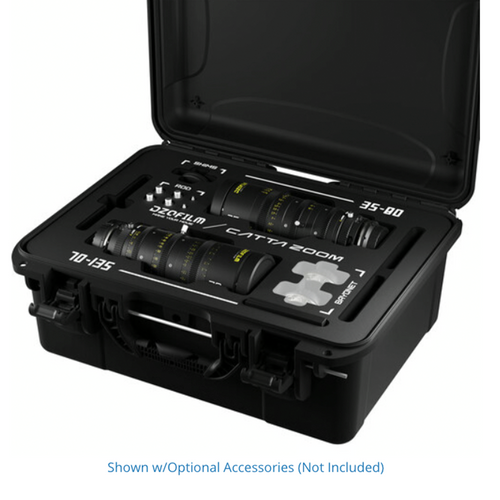 DZOFilm Catta 35-80mm & 70-135mm T2.9 E-Mount Cine Zoom｜E Mount 電影鏡頭套裝