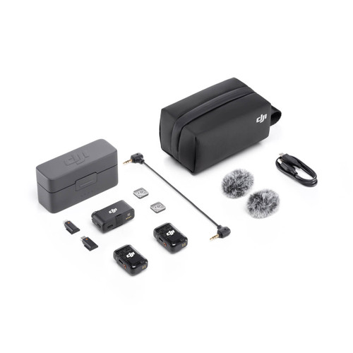 DJI Mic 2 (2 TX + 1 RX + Charging Case) 一拖二套裝｜無線收音咪