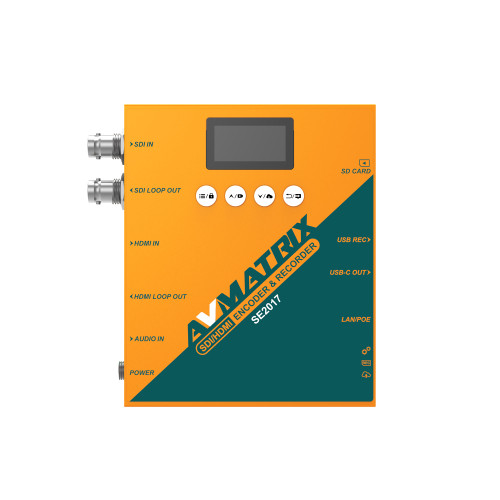 AVMATRIX SE2017 SDI HDMI 串流編碼器及錄影機