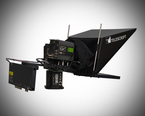 Telescript FPS150-R-SDI-2 15" 2-Part Teleprompting System for Robotic Heads