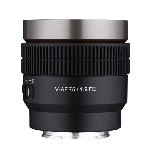 Samyang Cine V-AF 75mm T1.9 FE｜自動對焦電影鏡頭