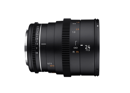 Samyang VDSLR MK2 24mm T1.5｜電影定焦鏡頭