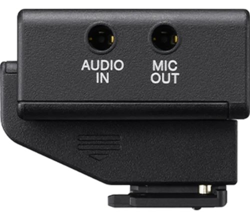 Sony ECM-W5 接收器 AUDIO IN 及 MIC OUT 接口