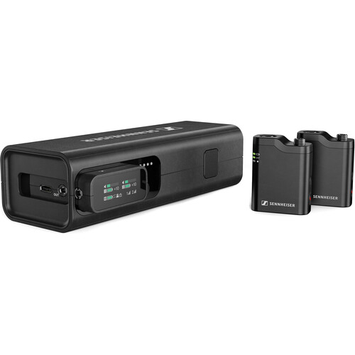 Sennheiser Profile 雙人夾式無線麥克風系統/錄音機（適用於相機和智慧型手機）（2.4 GHz）