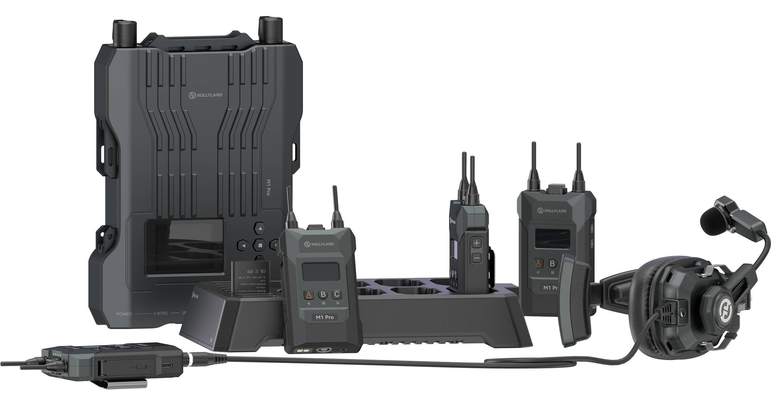 Solidcom M1 Pro  無線對講系統 - 4 Beltpacks