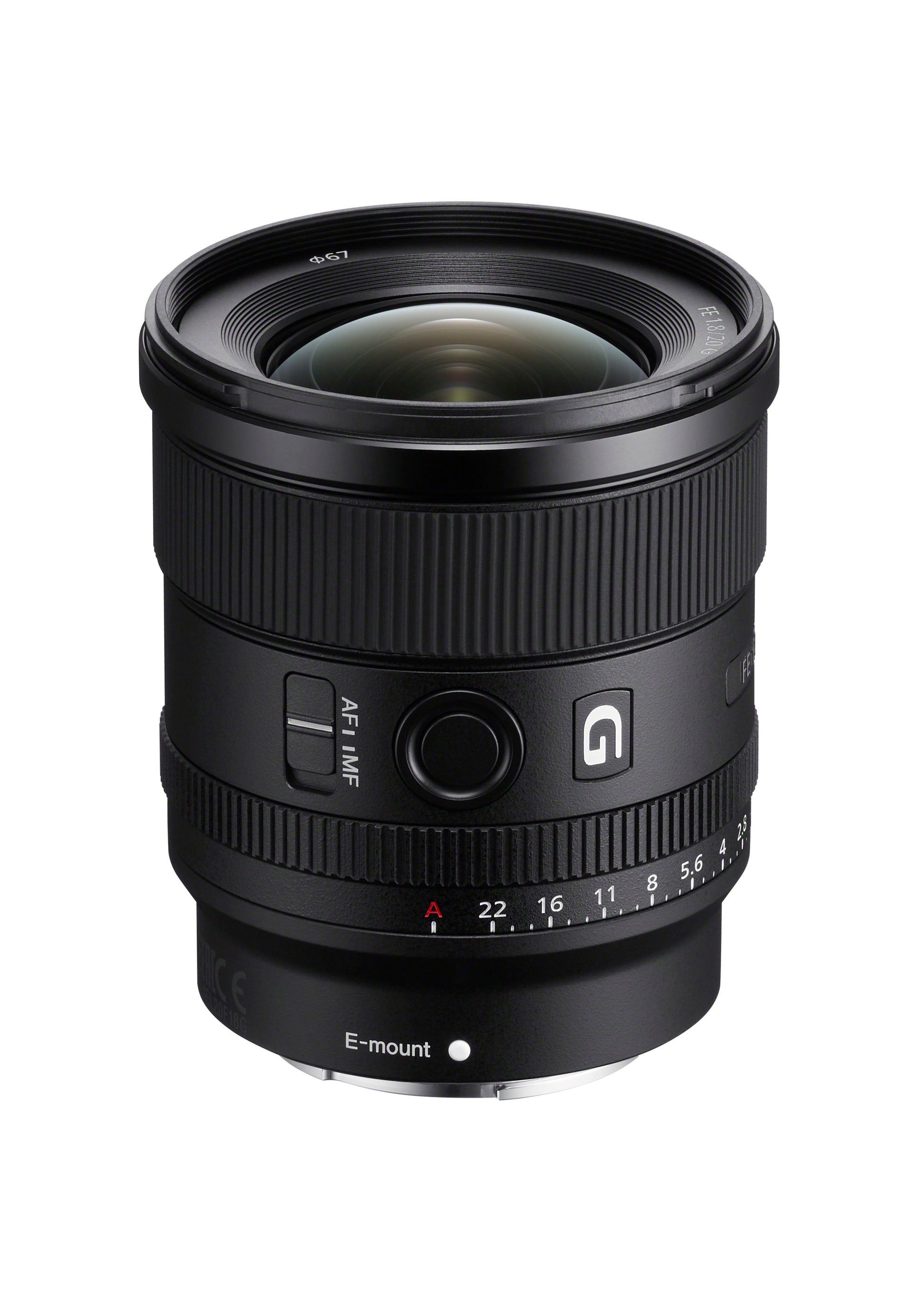 Sony FE 20mm F1.8 G 全片幅超廣角定焦鏡頭