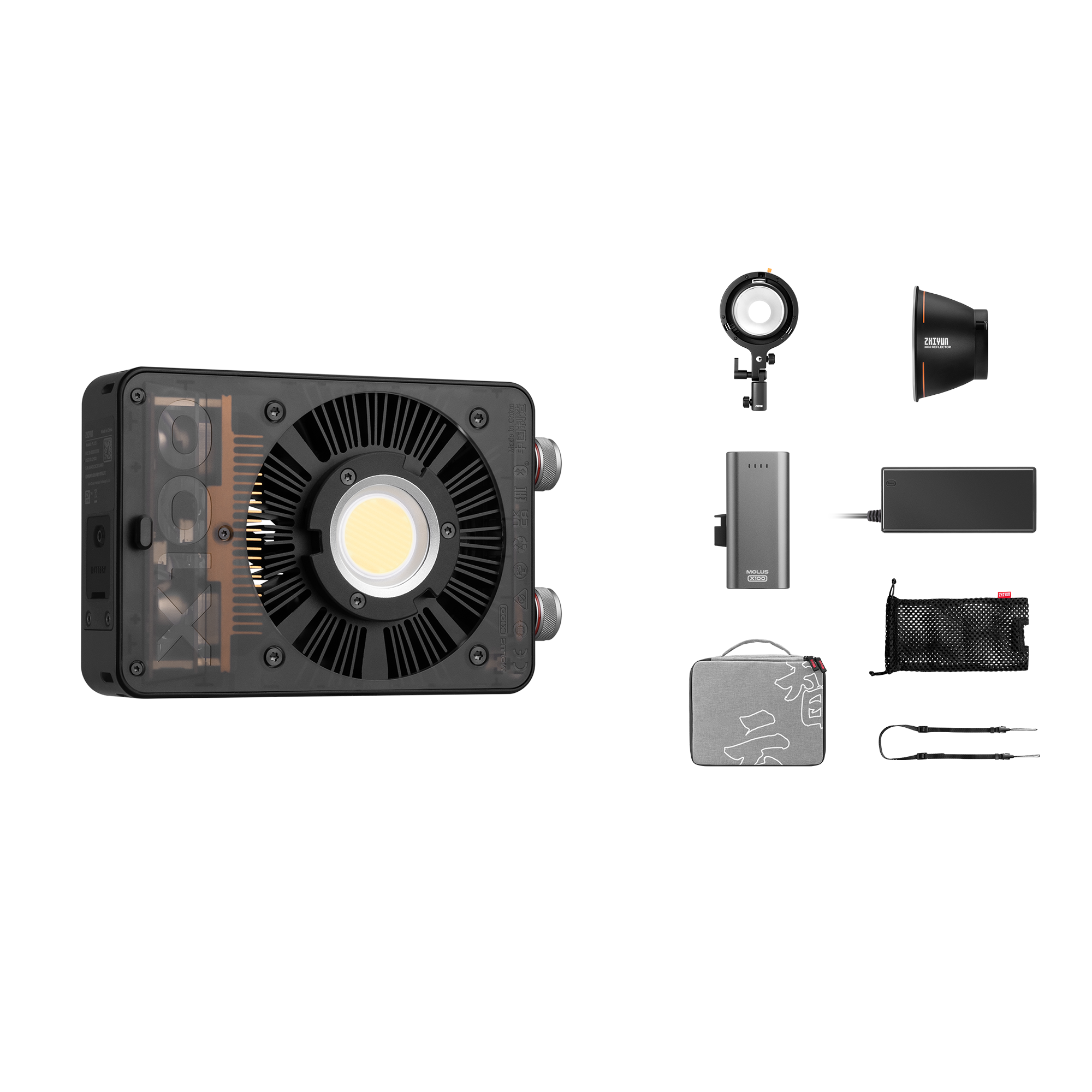 Zhiyun MOLUS X100 Combo Set 組合套裝｜雙色溫 LED 燈