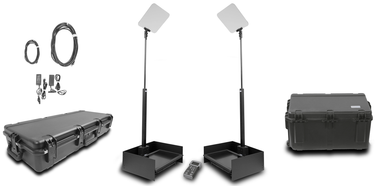 Prompter People StagePro AutoStepper V2 24"｜自動升降演講提詞器（一對）