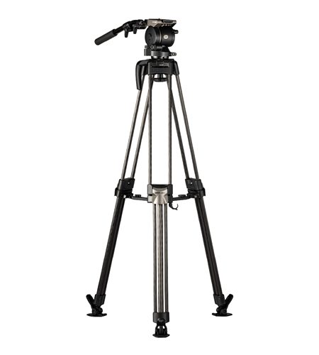 Libec HS-450MQC 腳架套裝｜12kg 碳纖維中撐攝錄腳架