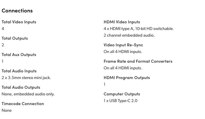 BlackMagic Atem_mini