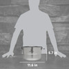 Stanley Adventure Even-Heat Camp Pro Cookset, 4.75 qt | 4.5L: Stainless