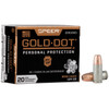 Speer Gold Dot Handgun Personal Protection Ammunition: 9mm Luger, 124 gr, Gold Dot Hollow Point, 1150 fps, Model 23618GD