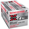 Winchester Super-X Ammunition: 22 Short, 29 gr, Copper Plated LRN Rimfire, 1095 fps, Model X22S