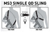 Magpul MS3 Single QD Sling GEN2 - Coyote