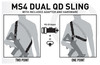 Magpul MS4 Dual QD Sling GEN2 - Stealth Gray