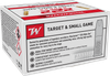 Winchester USA White Box Ammunition: 22 Long Rifle, 36 Grain, Hollow Point Copper Plated, 1280 fps